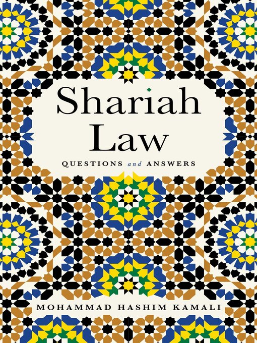 Title details for Shariah Law by Mohammad Hashim Kamali - Wait list